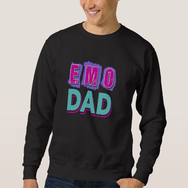 Sweatshirt Emo Dad Citation Emo Music Alternative Band Punk R (Devant)