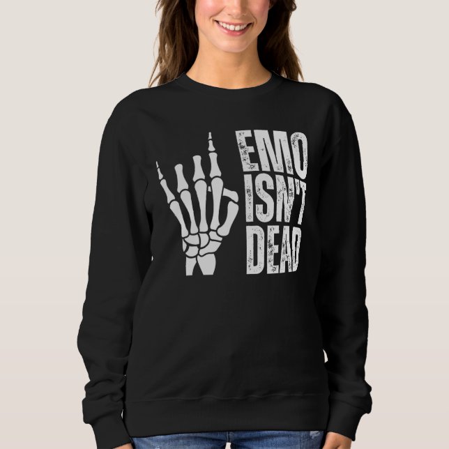 Sweatshirt EMO N'EST PAS MORT Ce n'était jamais qu'une phase  (Devant)