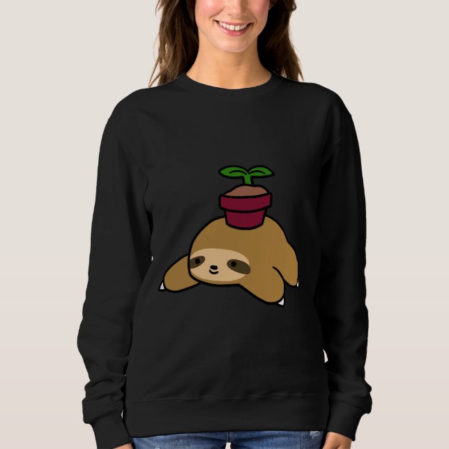 Sweatshirt Emplacement Plante pointillé (Devant)