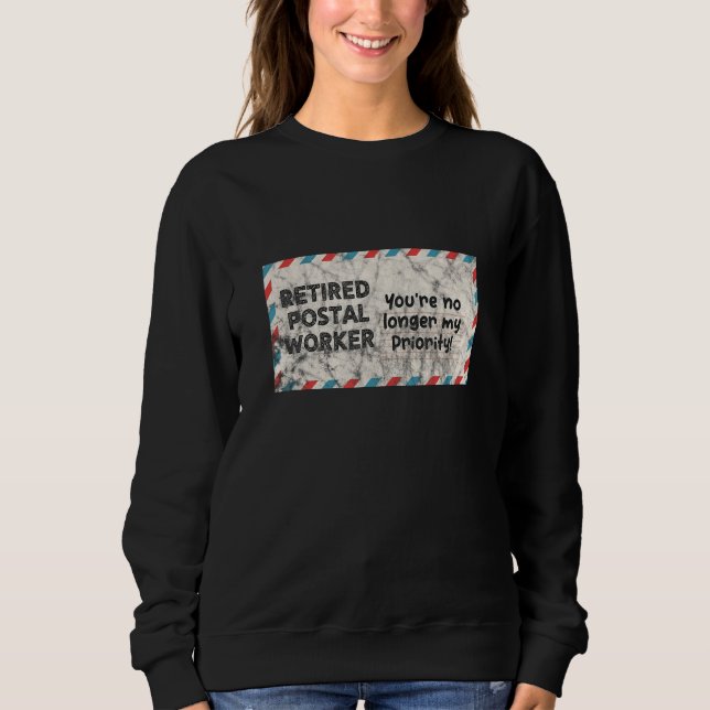 Sweatshirt Employé de poste à la retraite Postman Mailman Ret (Devant)