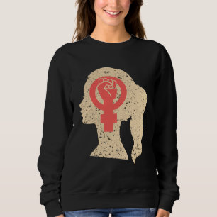 Sweatshirt Empower Women's March Feminist Symbole Equality Pr