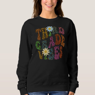 Sweatshirt Empreinte de léopard VIBES DE TROISIÈME CLASSE Pro