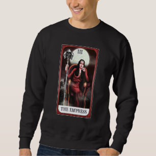 Sweatshirt Empress Tarot Deck Card Gothique Hommes Halloween