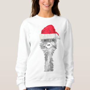 Sweatshirt Emu Bird Funny Humour Ostrich Emo Animal Xmas Père
