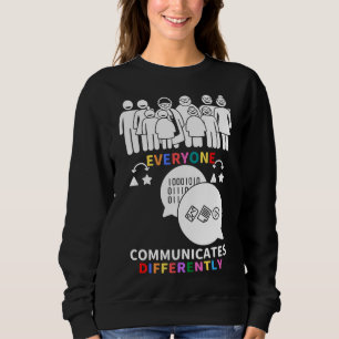 Sweatshirt En Avril Nous Portons Rouge Au Lieu D'Autisme Les 