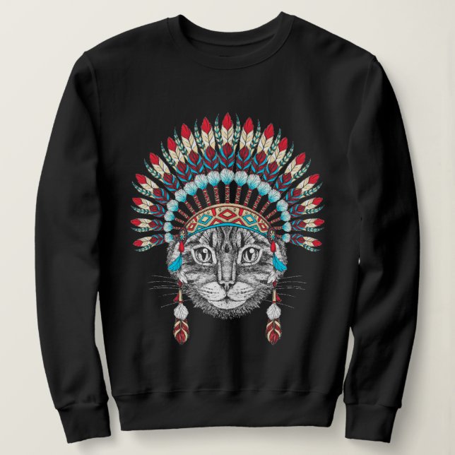 Sweatshirt en chef du chat (Design devant)