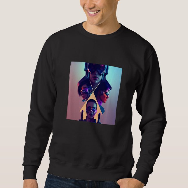 Sweatshirt En harmonie avec la nature Premium (Devant)