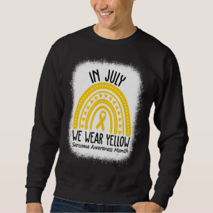 Sweatshirt En Juillet Nous Portons Le Cool De Ruban Jaune Sar