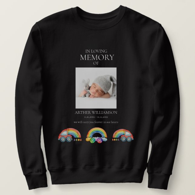Sweatshirt En Mémoire d'amour Chandail commémoratif pour bébé (Design devant)