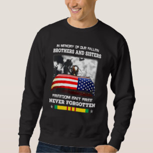 Sweatshirt En Mémoire De Nos Frères Et Soeurs Tombés Libérés