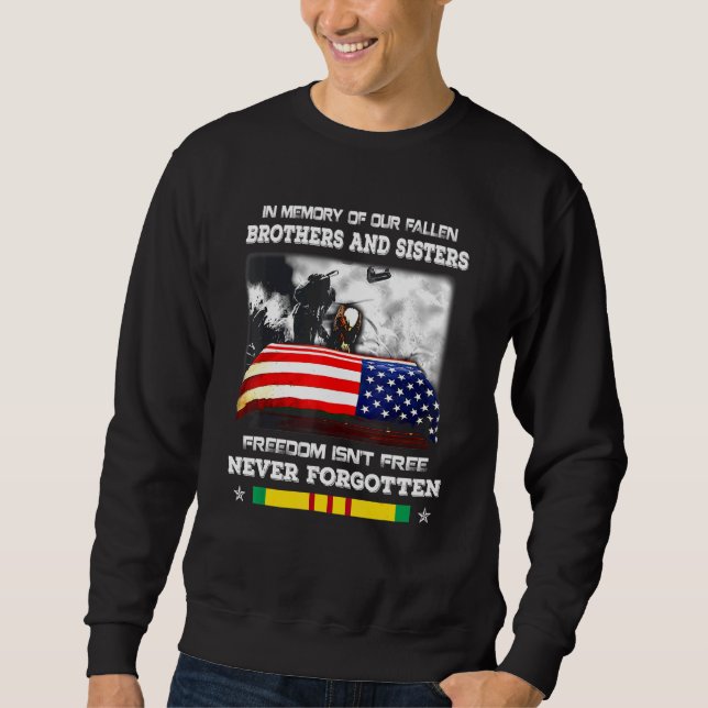 Sweatshirt En Mémoire De Nos Frères Et Soeurs Tombés Libérés (Devant)