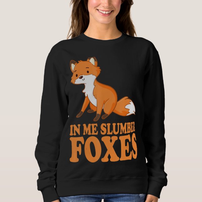 Sweatshirt En moi Costume de renards de sciage pour les amate (Devant)