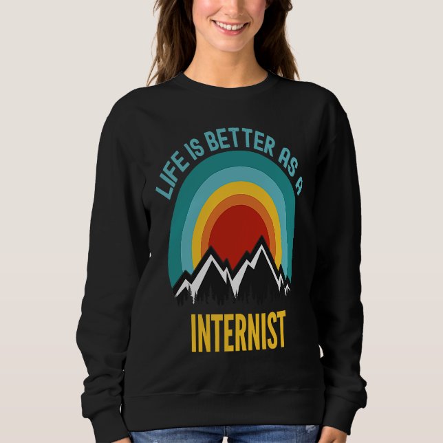 Sweatshirt En tant qu'interniste (Devant)