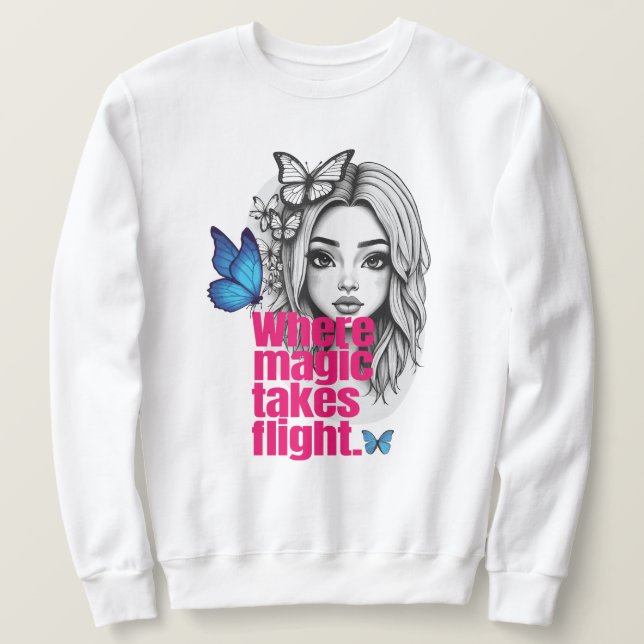 Sweatshirt Enchanted Flight Tee (Design devant)