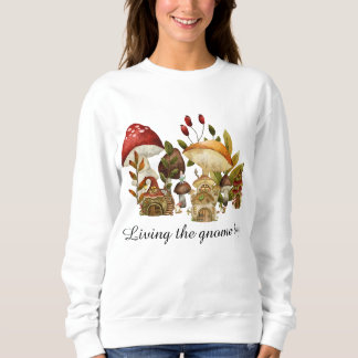 Sweatshirt Enchantement Gnome Champignons