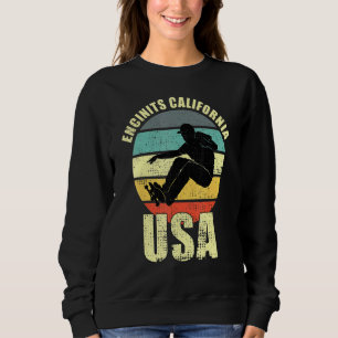 Sweatshirt Encinitas California Usa Skateboarding