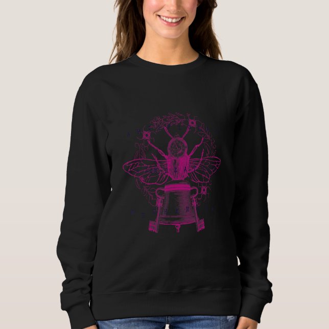 Sweatshirt Encyclopédie esthétique Steampunk Polini mécanique (Devant)