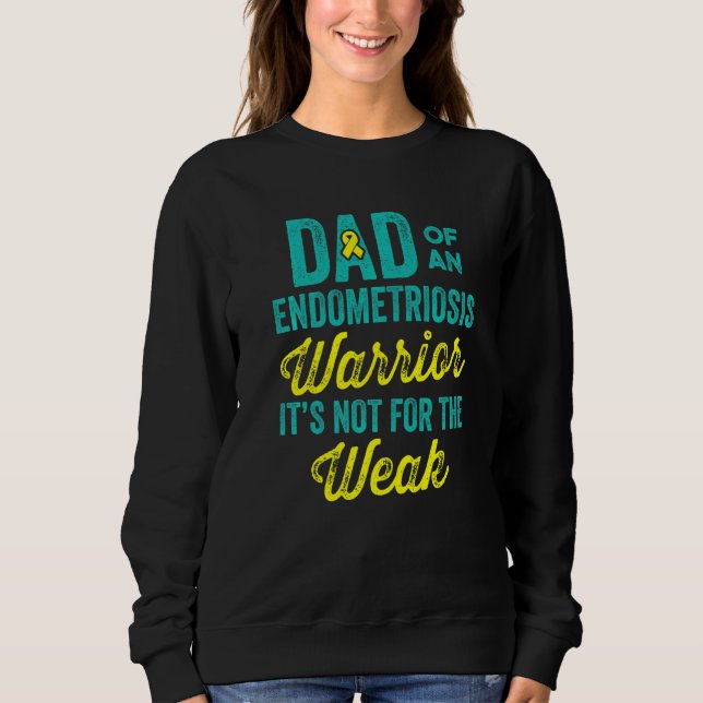 Sweatshirt Endometriosis Endo Survivor Dad Warrior  2 (Devant)