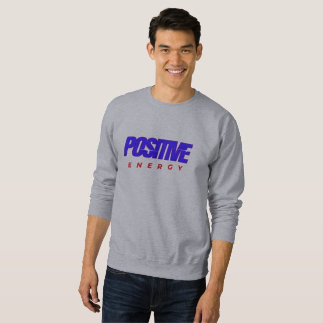 Sweatshirt Énergie positive | (Devant entier)