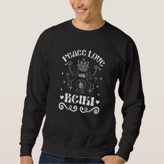 Sweatshirt Energy Chakra Holistic Healing Hands Peace Love an