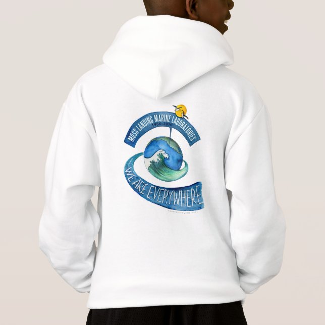 Sweatshirt (enfant) : À capuchon de base, partout (Dos)