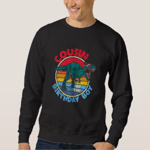 Sweatshirt Enfant Anniversaire I Cousin I Tyrannosaurus Rex I