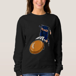 Sweatshirt Enfant Disc Golf Ninja Ultimate Frisbee Golfeur Ga