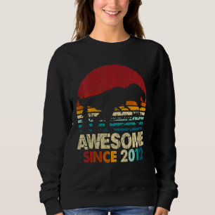 Sweatshirt Enfants 10e anniversaire Dinosaur Rex 10 ans Garço