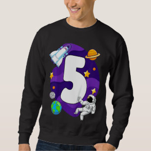 Sweatshirt Enfants 5e Anniversaire Espace Cinq Ans Avenir Ave