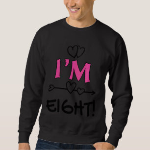Sweatshirt Enfants Anniversaire 8 Anniversaire Ich Bin Ach