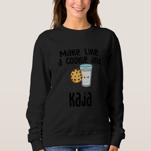 Sweatshirt Enfants  Blague en langue coréenne mignonne comme  (Devant)