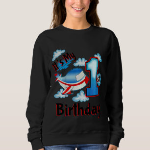 Sweatshirt Enfants C'est mon 1er Anniversaire Plans d'Anniver