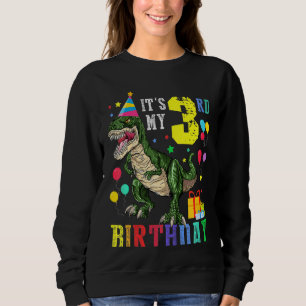 Sweatshirt Enfants C'est mon 3e anniversaire garçon 3 ans T R