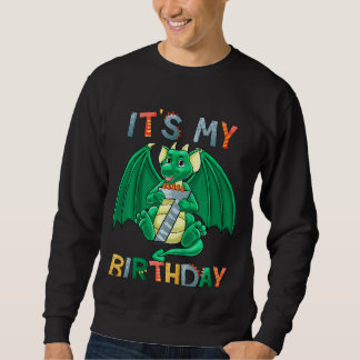 Sweatshirt Enfants C'est mon 7e anniversaire Dragon 7 Anniver