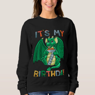 Sweatshirt Enfants C'est mon 7e anniversaire Dragon 7 Anniver
