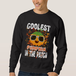 Sweatshirt Enfants Citrouille la plus cool du jardin tout-pet