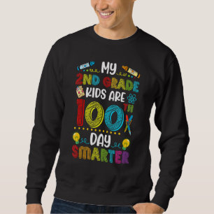 Sweatshirt Enfants De 2E Année 100 Jours Enseignants Plus Int