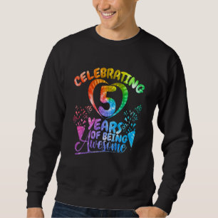 Sweatshirt Enfants Fêtant 5 Ans D'Être Un Anniversaire Magnif