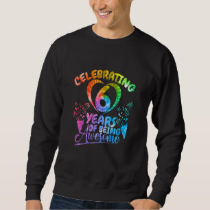 Sweatshirt Enfants Fêtant 6 Ans D'Être Un Anniversaire Magnif
