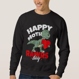 Sweatshirt Enfants Garçon pour maman Dinosaur Maman Joyeuse f