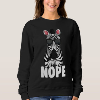 Sweatshirt Enfants Garçons Filles Femmes Amateur de Zèbre