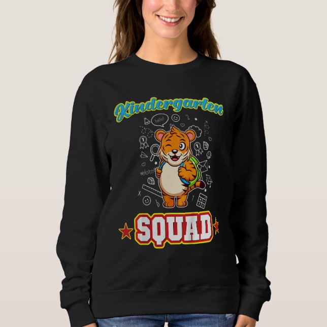 Sweatshirt Enfants Gardergarten Squad Préscolaire Pré K Gradu (Devant)