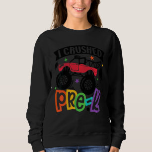 Sweatshirt Enfants J'ai écrasé Pré K Monster Camion Cap Gradu