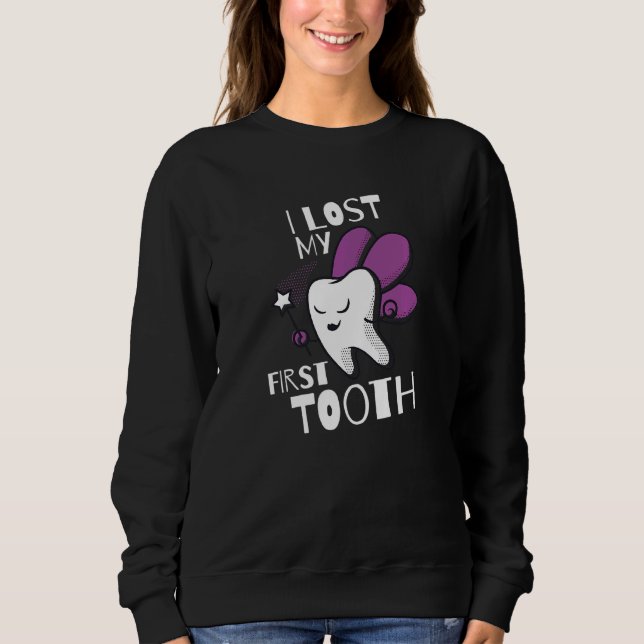 Sweatshirt Enfants J'Ai Perdu Ma Première dent Bébé Dents Sor (Devant)