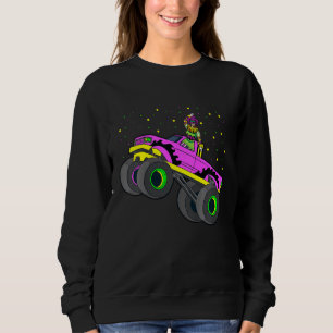 Sweatshirt Enfants Jester équitation Monster Camion Mardi Gra