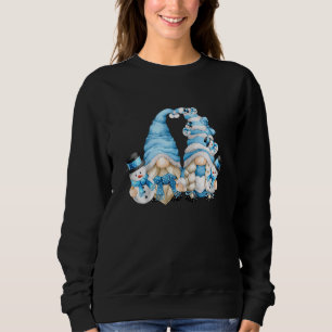 Sweatshirt Enfants Jeux D'Hiver Correspondant Gnomes Pour Enf