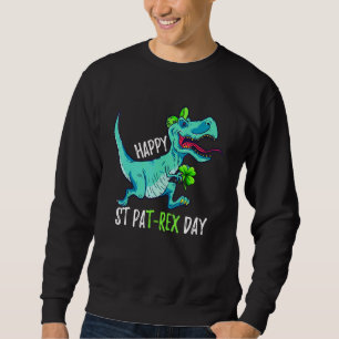 Sweatshirt Enfants Joyeux St Pat Trex Jour Dino Jour de la Sa