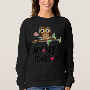 Sweatshirt Enfants Nana M'Aime Petite-Enfant Chouette