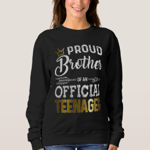 Sweatshirt Enfants Officiel Adolescent Frère 13e anniversaire