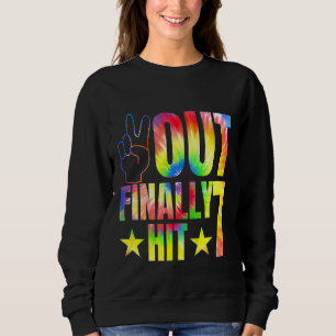 Sweatshirt Enfants Paix dehors Finalement frappé 7 ans 7e ann